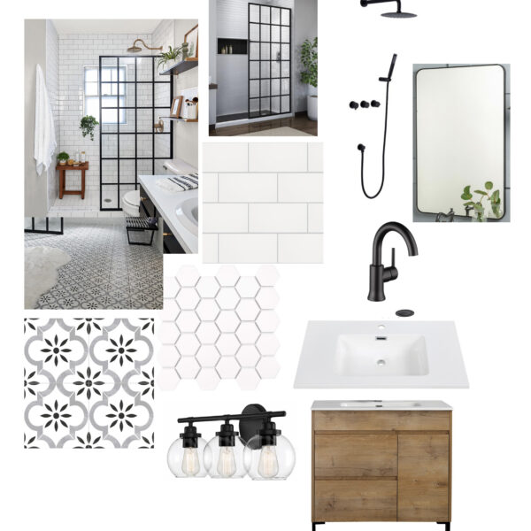 Hallway Bath Mood Board