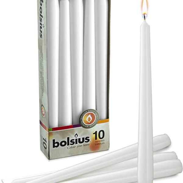 Amazon White Taper Candles