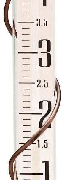 Copper Rain Gauge