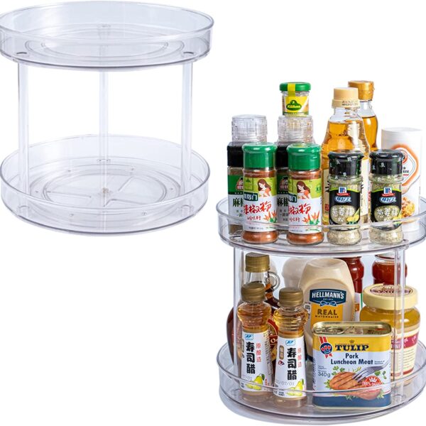 2-Tiered Acrylic Lazy-Susan