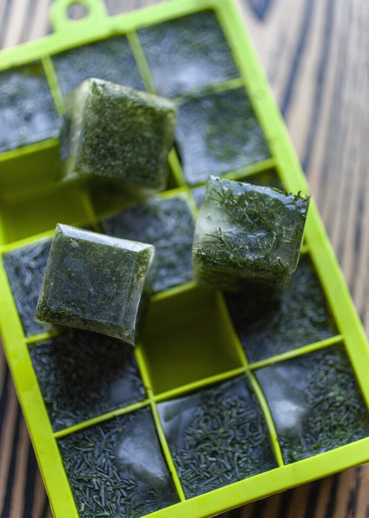 Preserving Dill in Water