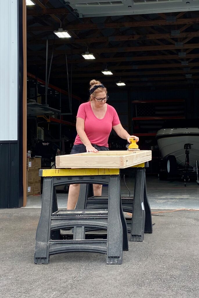 Homemade Cornhole Boards Mother-Son Project