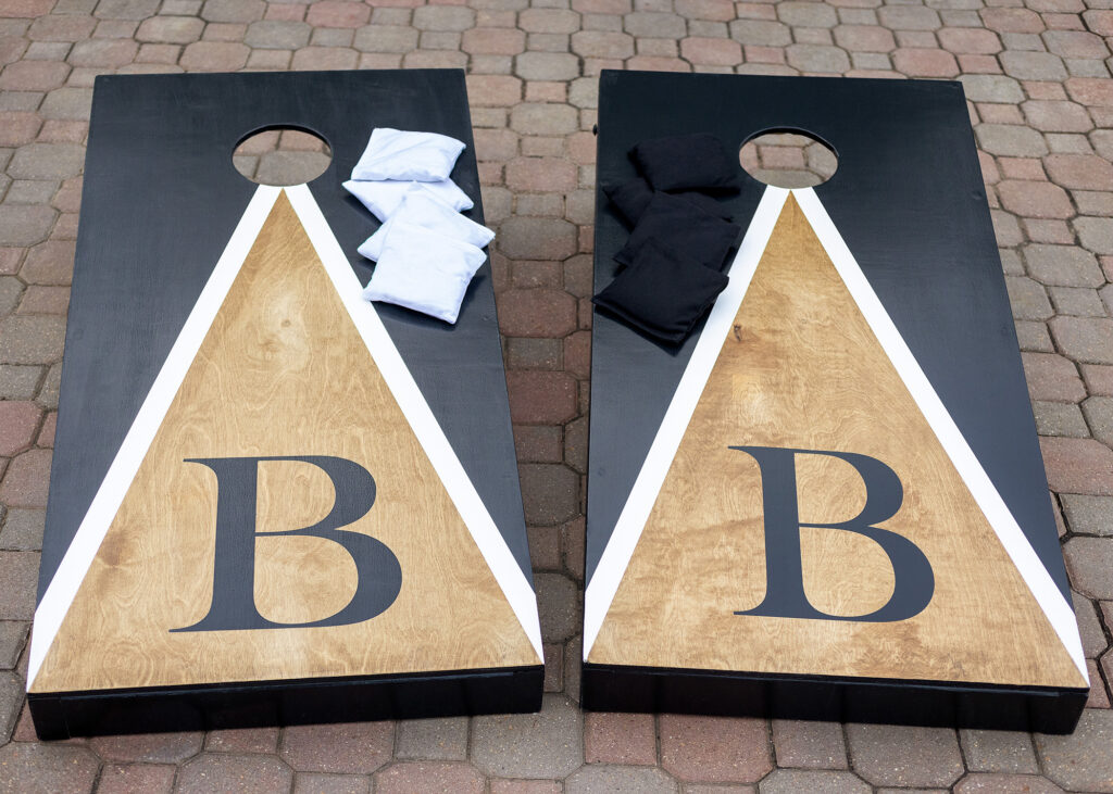 DIY Cornhole Games Finished