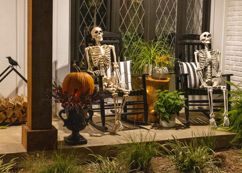 Halloween Porch 2022 - Skeletons