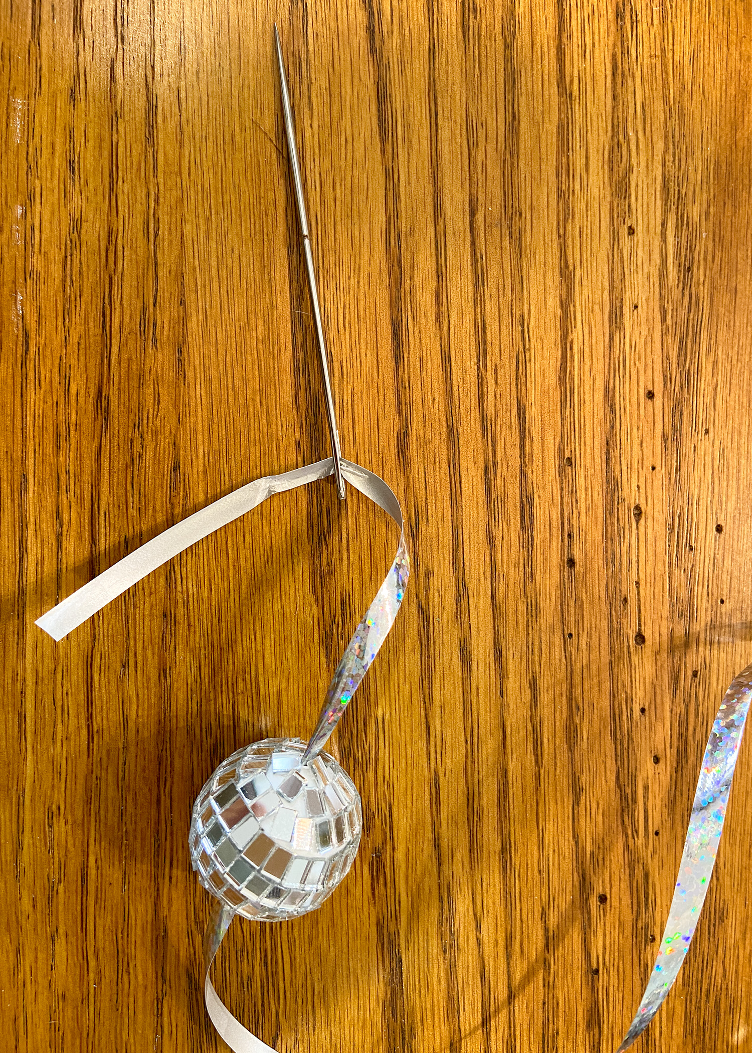 DIY DISCO BALL GARLAND - It's Me, ChristyB