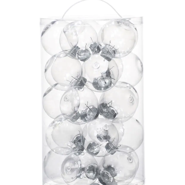 Clear Christmas Ornaments