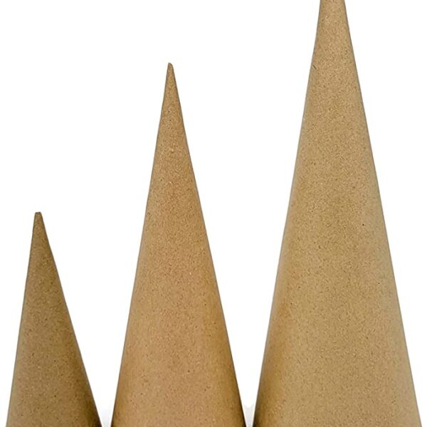 Paper Mache Christmas Tree Cones