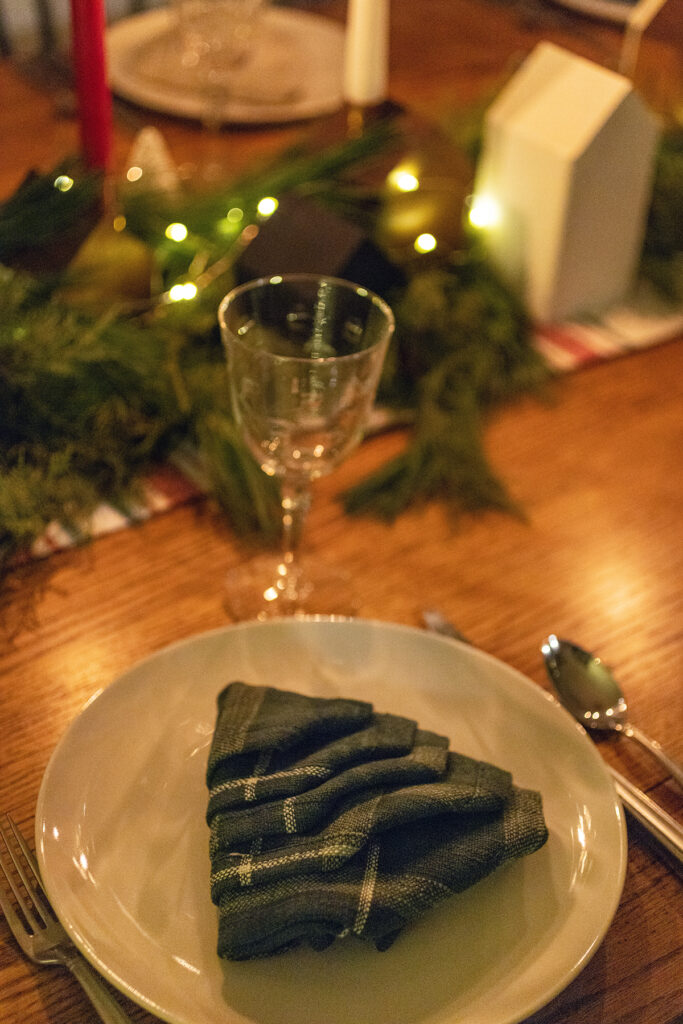 Christmas Tree Napkin Fold