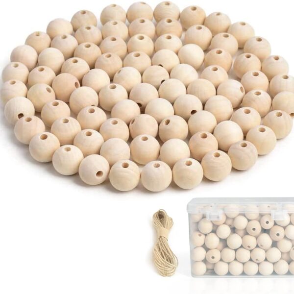 3/4" (20mm) Wood Beads