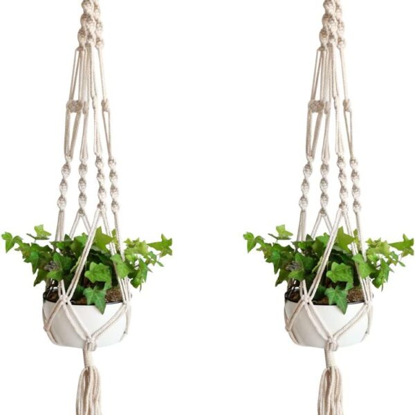 2-Pack Macrame Plant Hangers