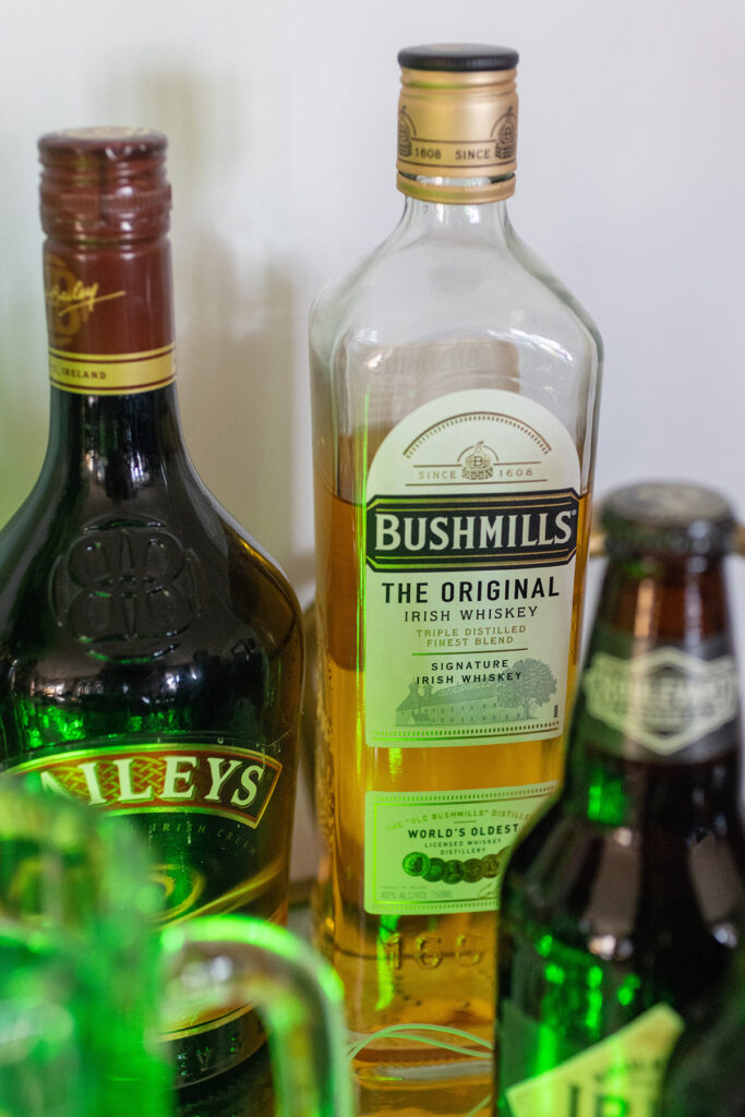 St. Patrick's Bar Cart | Irish Whiskey