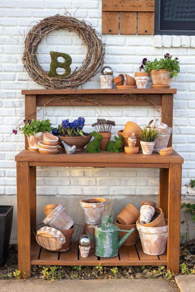 2023 Easter Spring Potting Bench