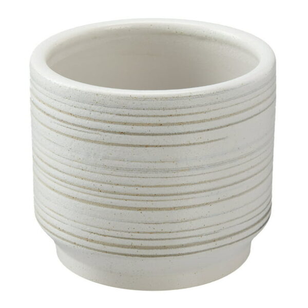 White Ceramic Planter