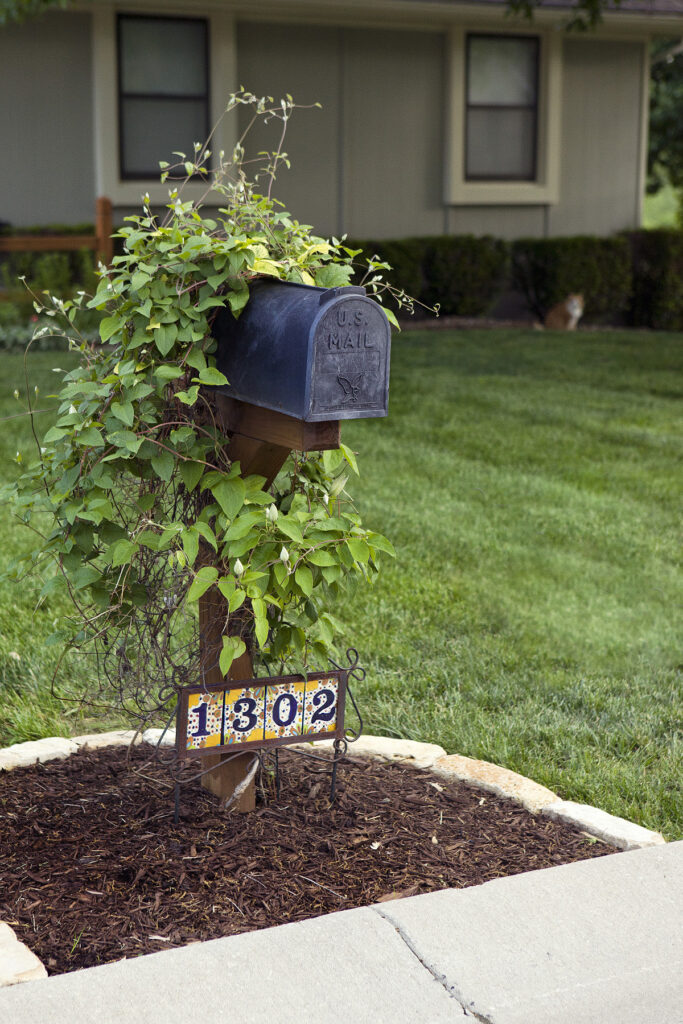 ChristyB: Old House Mailbox Planting