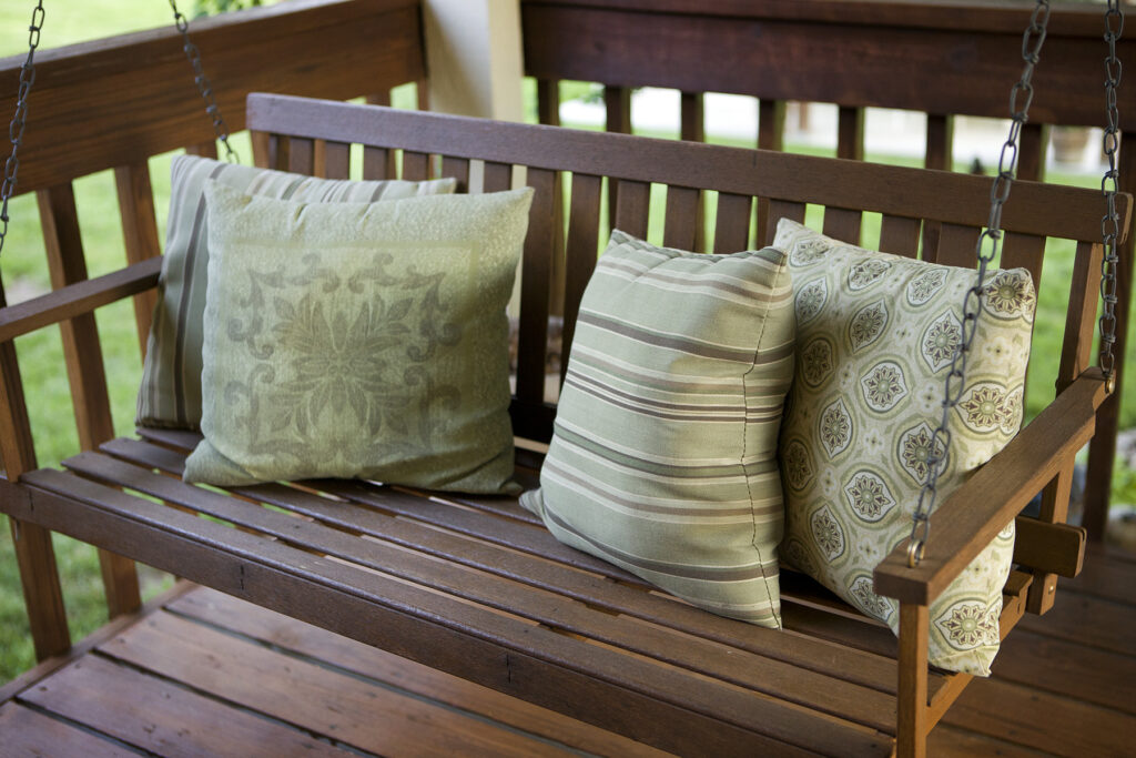 ChristyB: Old House Porch Swing