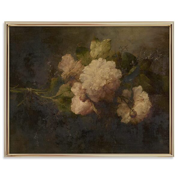 Vintage Peonies Wall Art