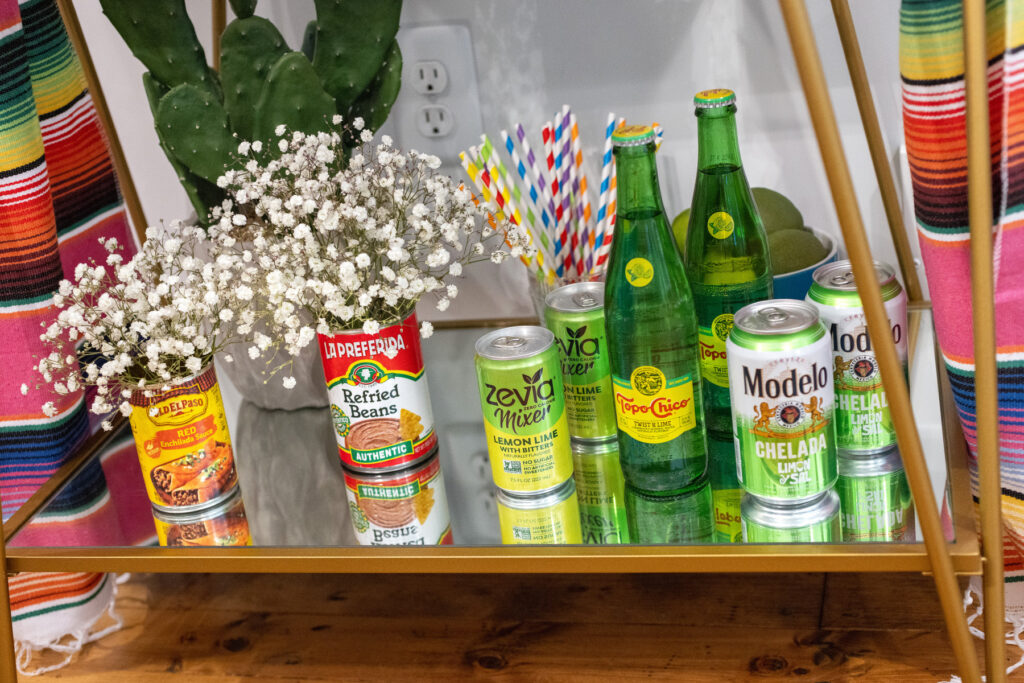 Cinco de Mayo Bar Cart Decor