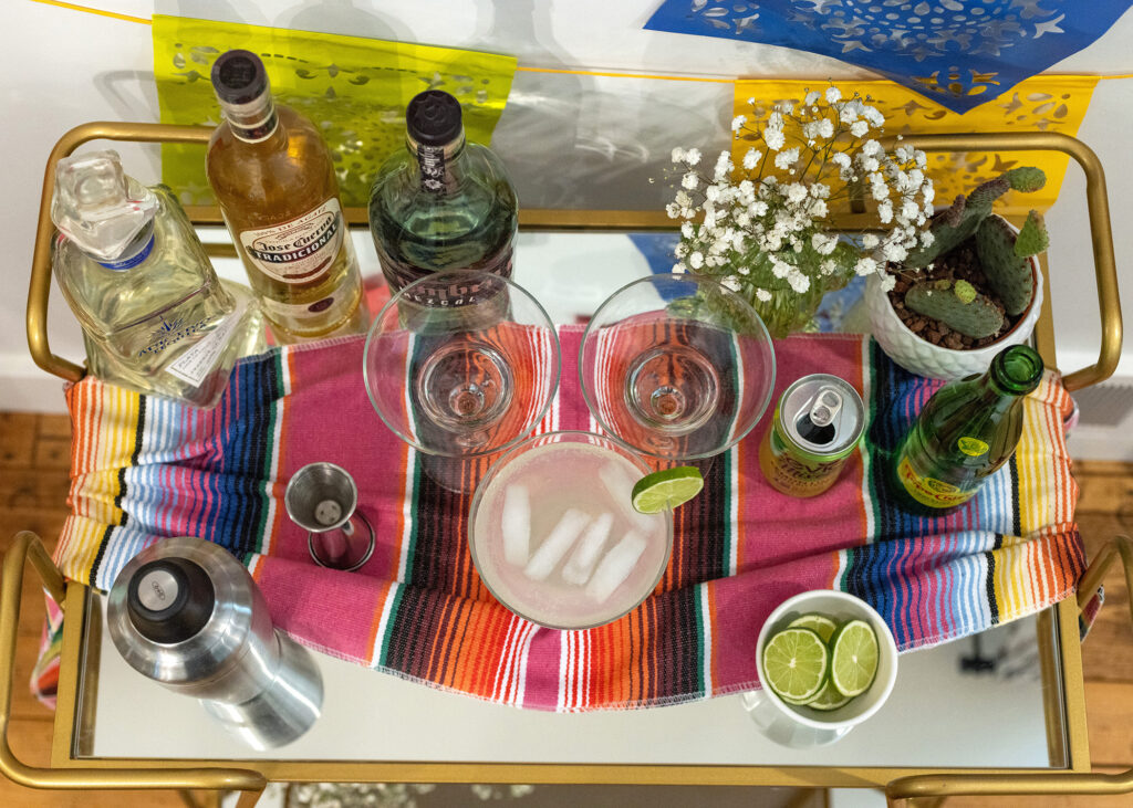 Cinco de Mayo Margarita Bar Cart