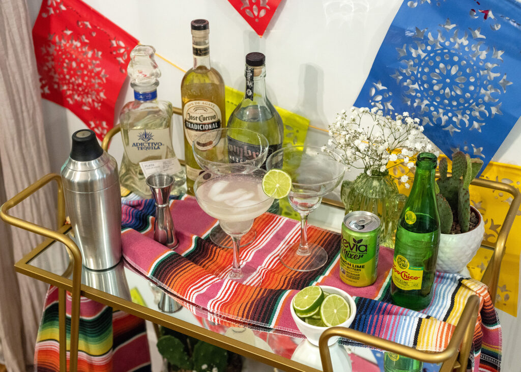 Cinco de Mayo Tequila Bar Cart