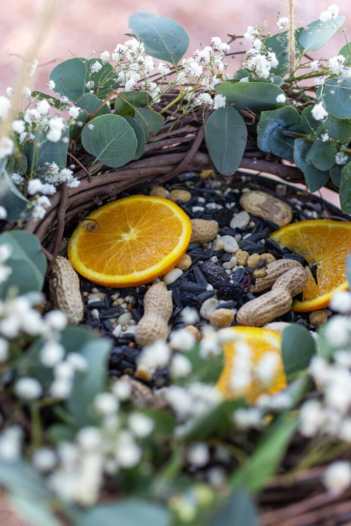 Grapevine Wreath Bird Feeder | Spring Edition