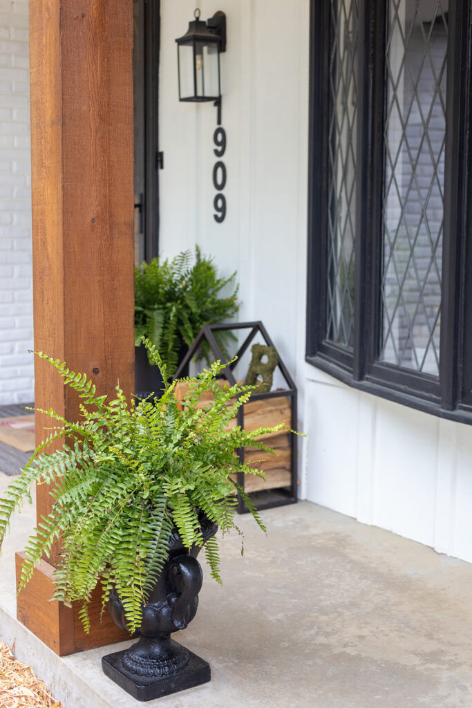 Spray Painted Garden Urns