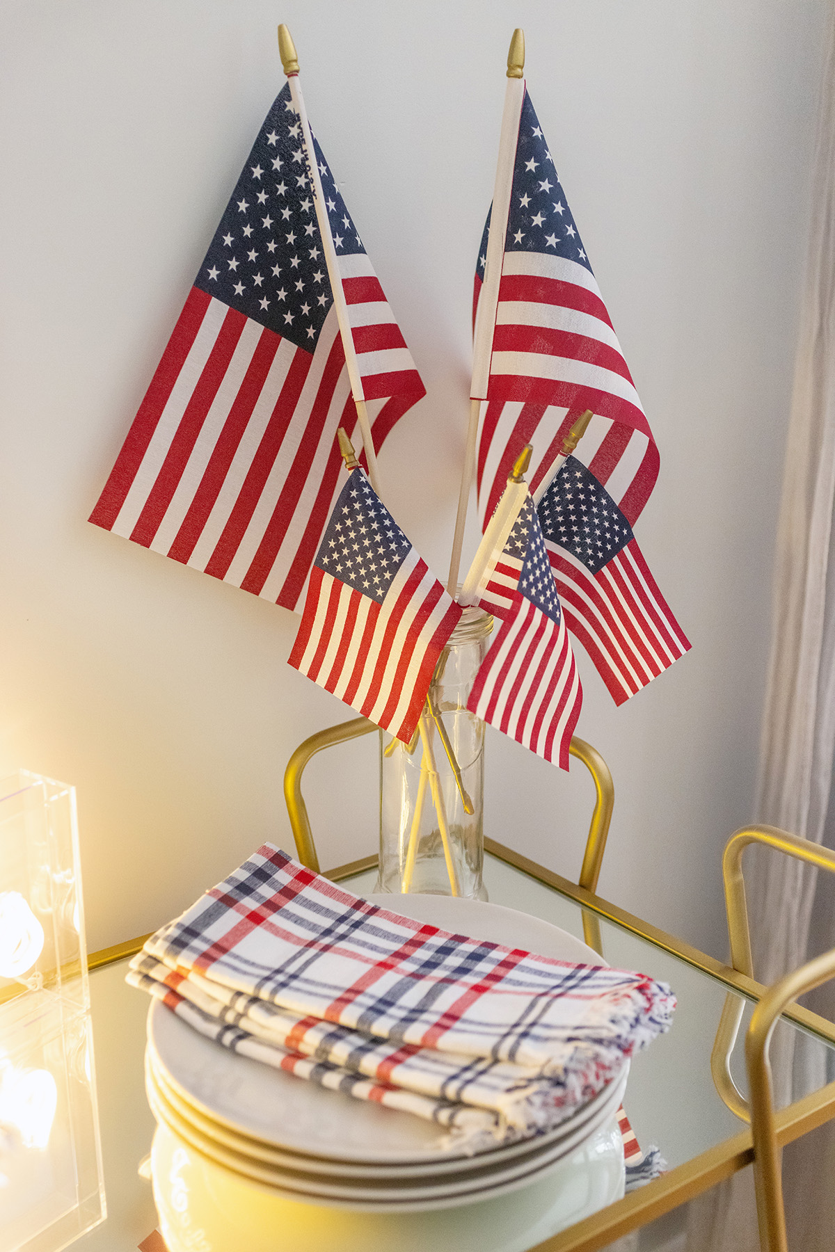 4th of July Bar Cart