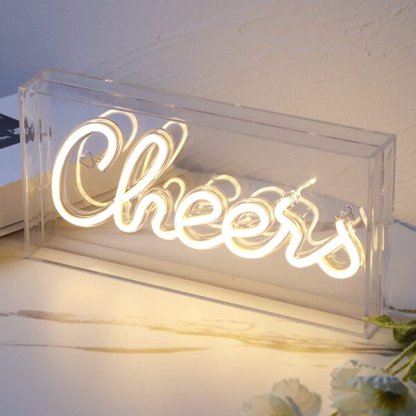 Neon Cheers Sign