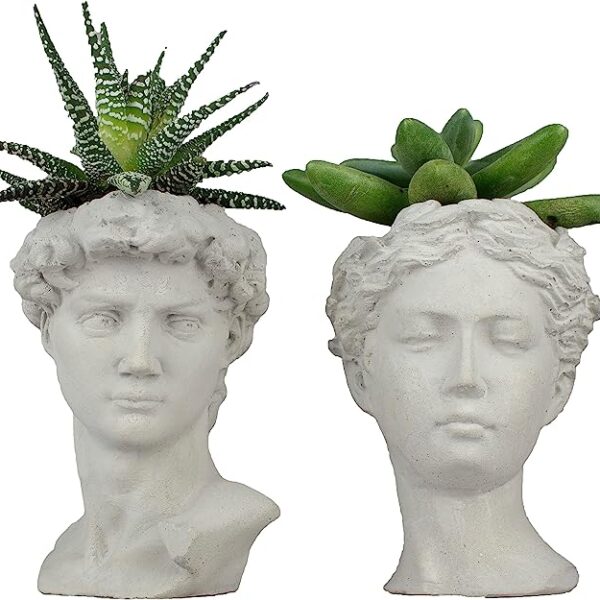 Small Succulent Bust Planters