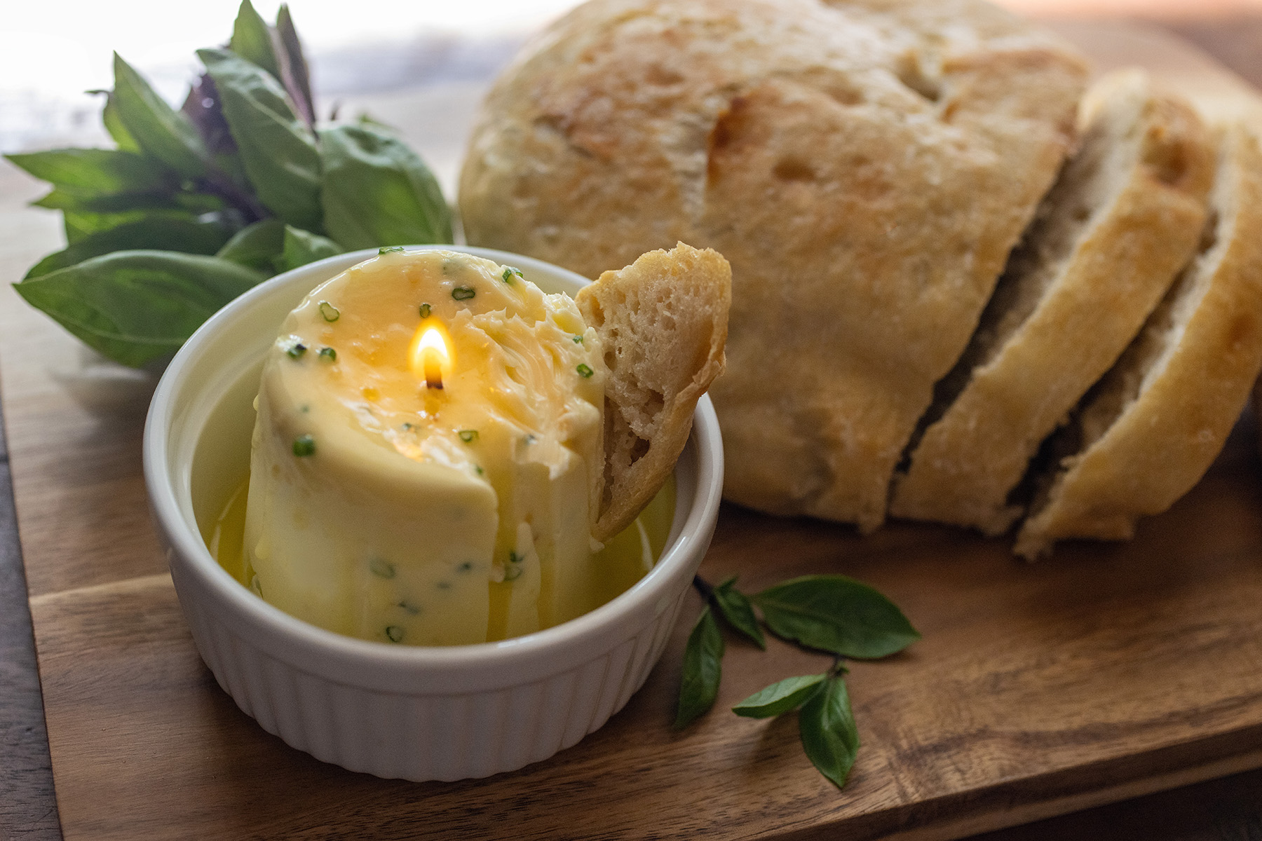 Crusty Bread + Melting Butter Candle