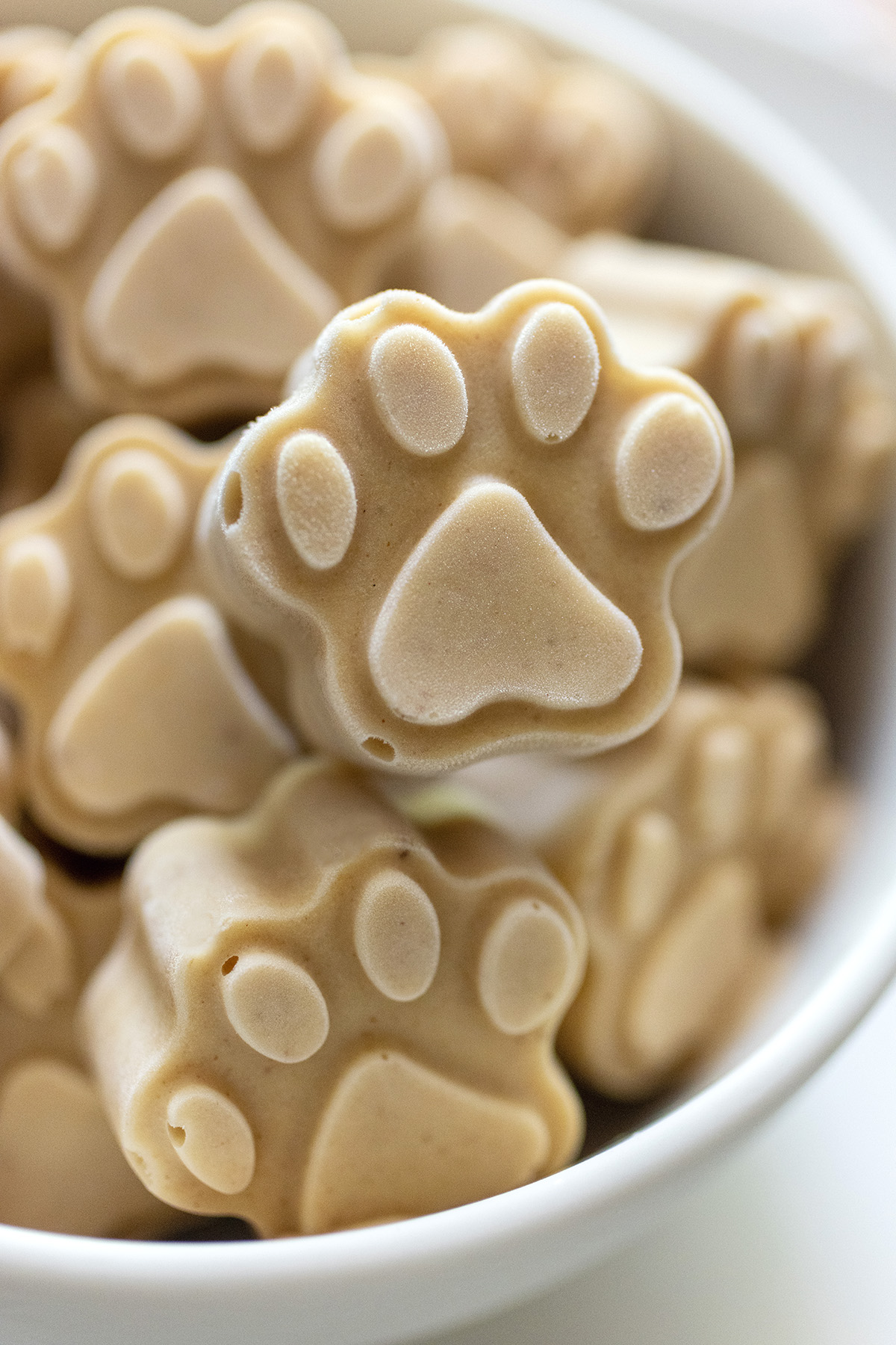 Peanut Butter Banana Frozen Dog Treats