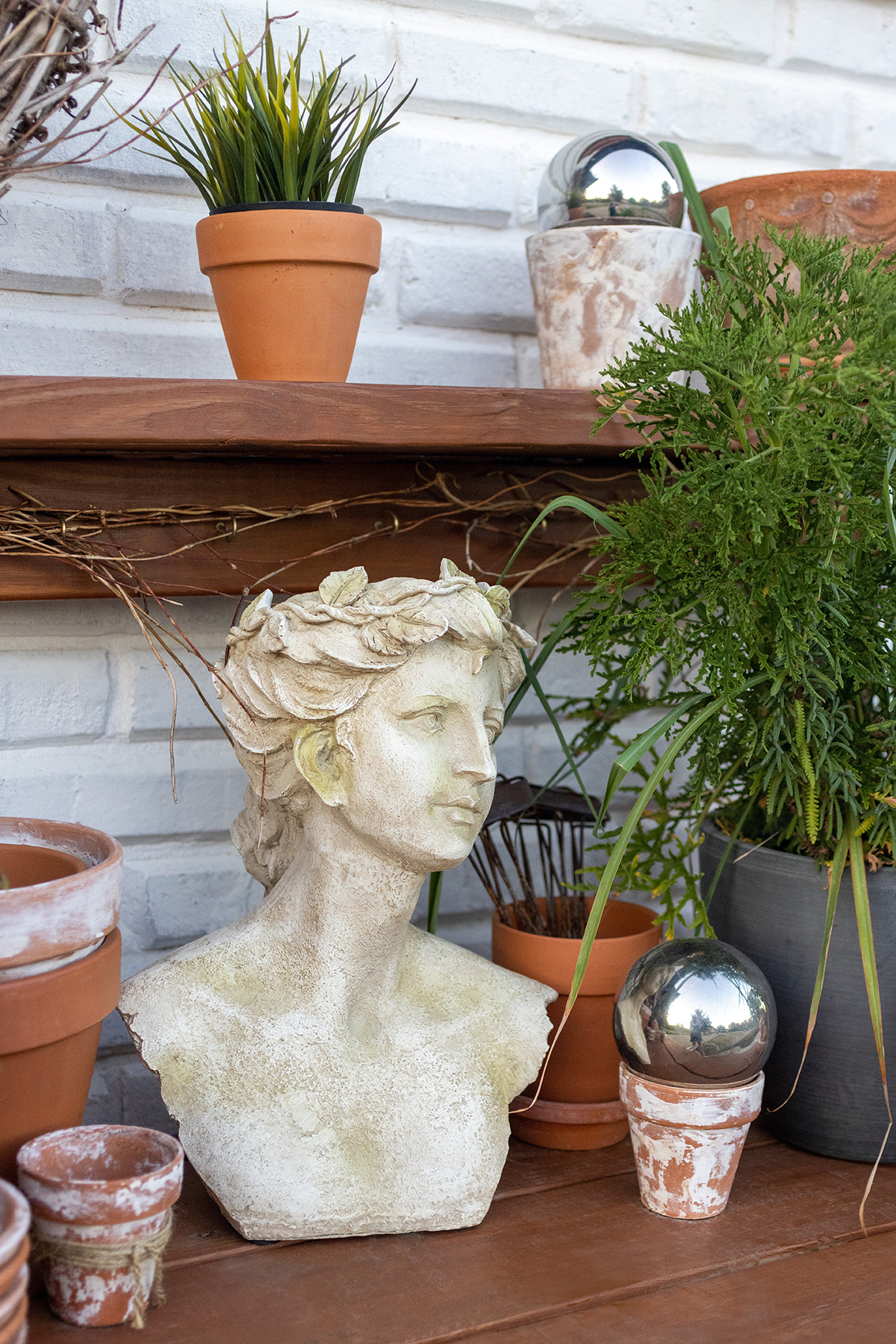 Summer Potting Bench Bust