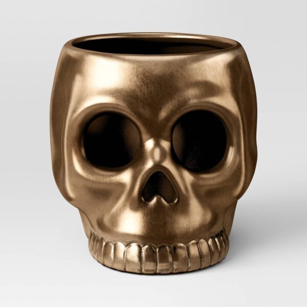 Target Gold Skull Candle Holder