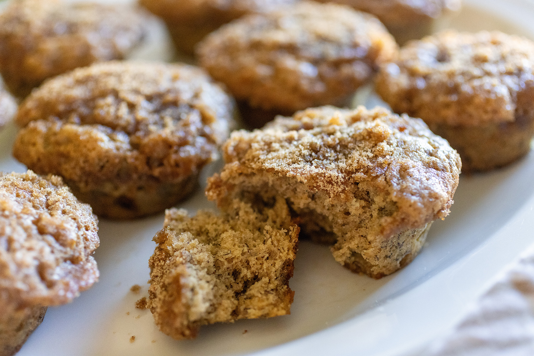 Fall Banana Streusel Muffins