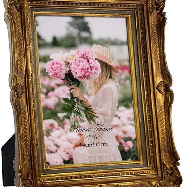 4x6 Vintage Gold Picture Frame