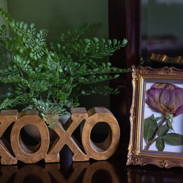 Framed Pressed Memorial Service Flower