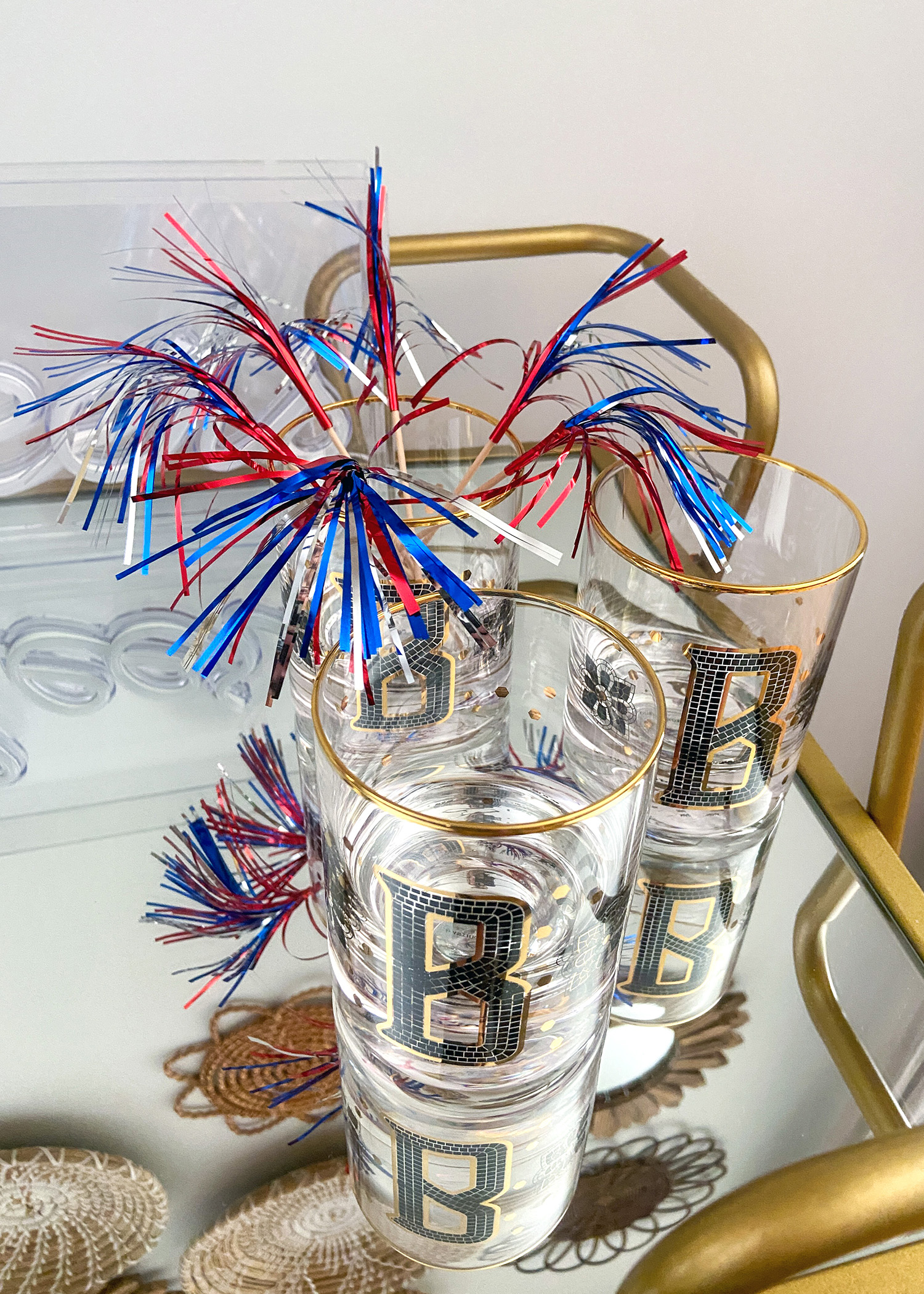 4th of July Drink Stirrers