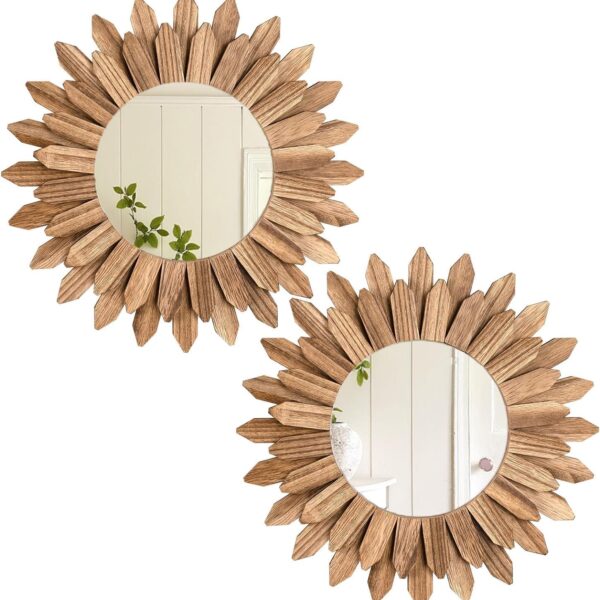 Boho Sunburst Wall Mirrors