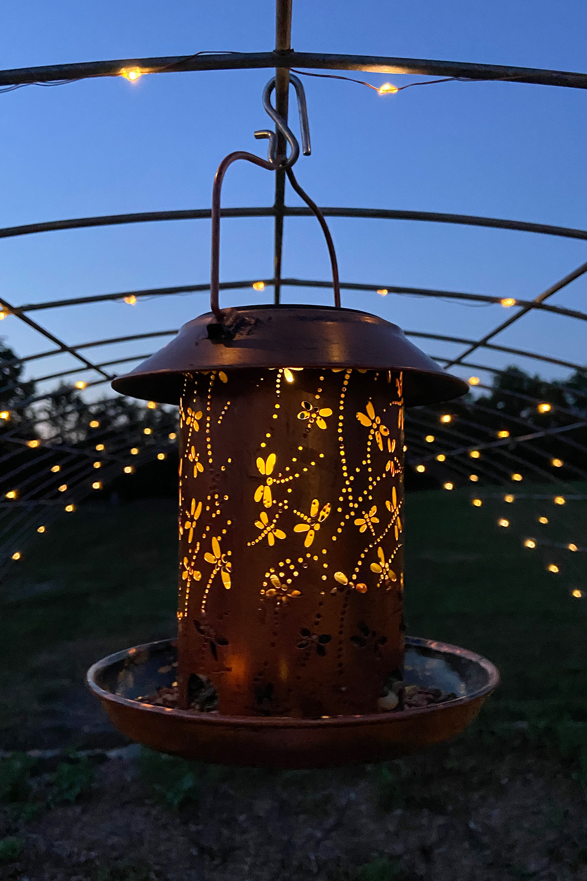 Garden Solar BIrd Feeder