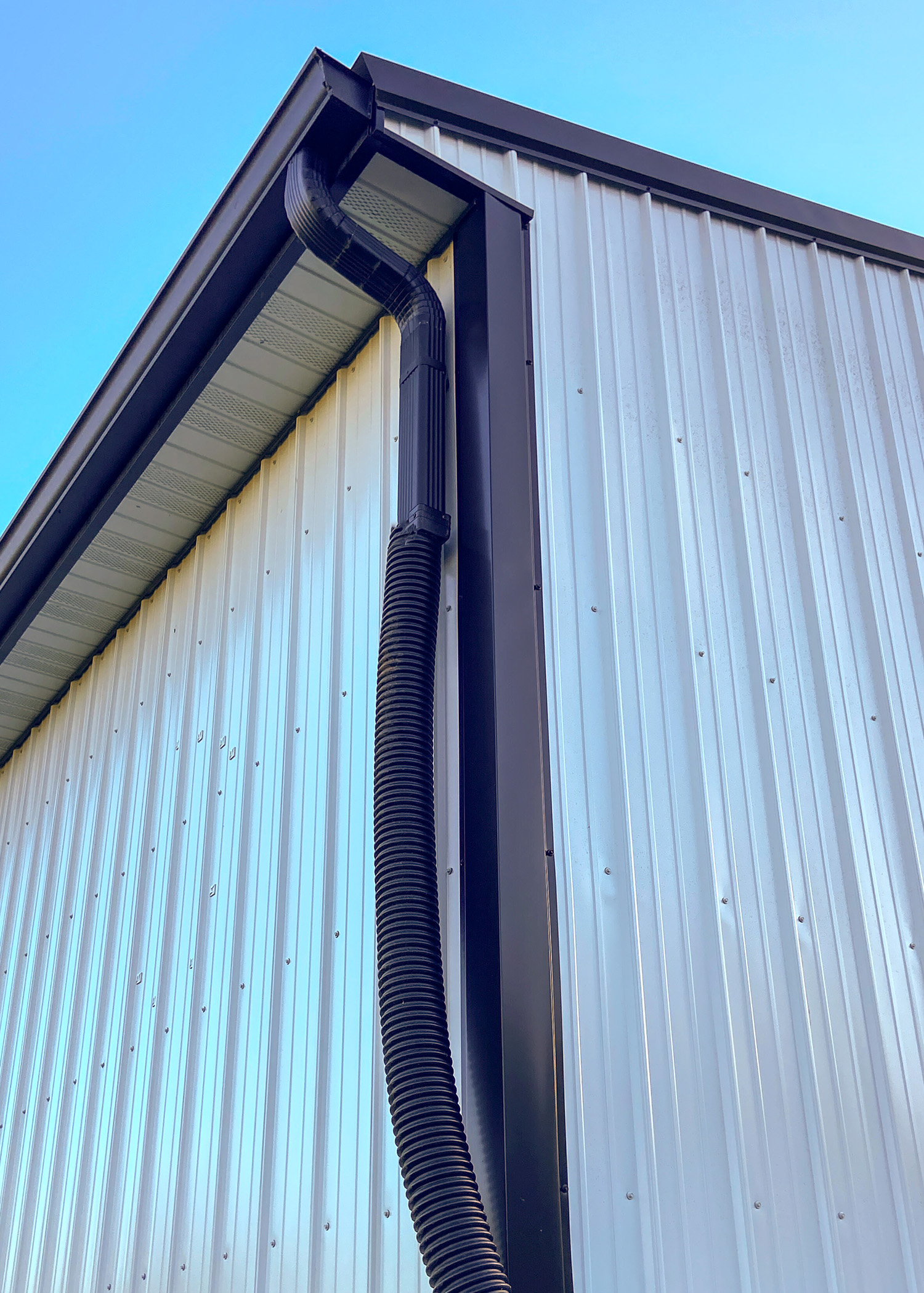 Barn Rainwater Collection Gutter/Tube