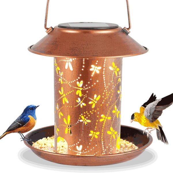 Solar Lantern Bird Feeder