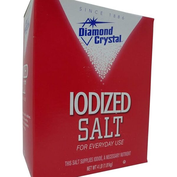 4 pounds Iodized Table Salt