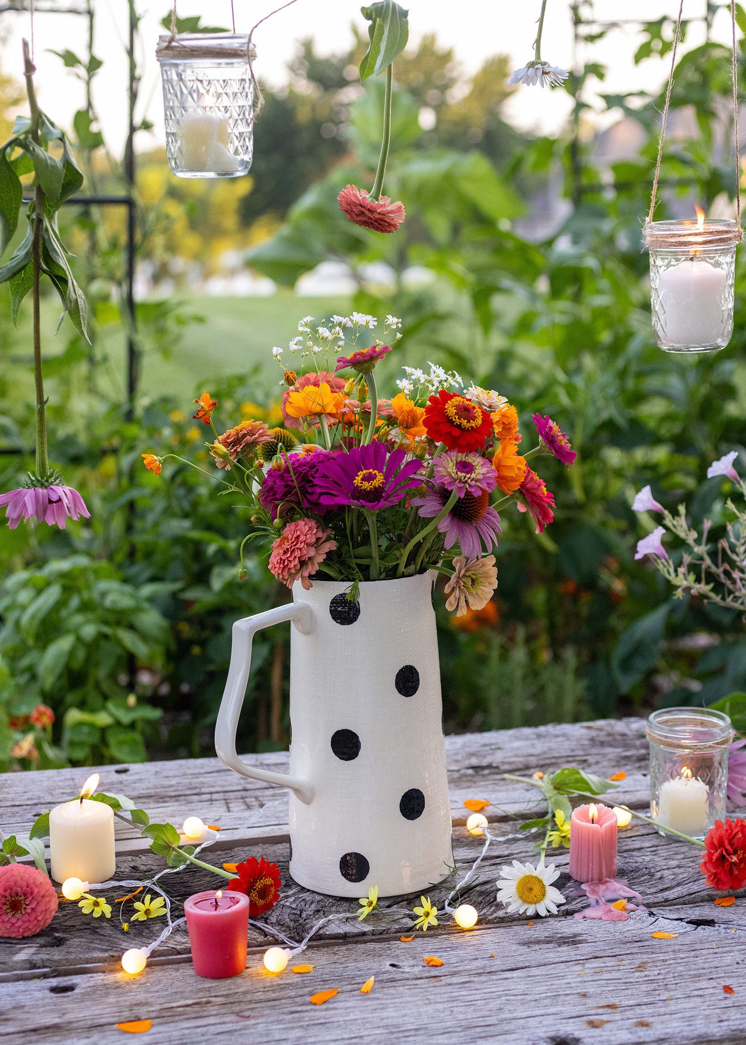 Garden Table Flowers