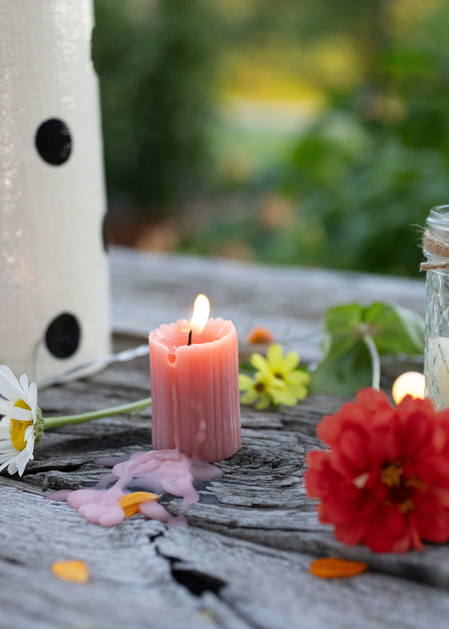 Garden Table Candles