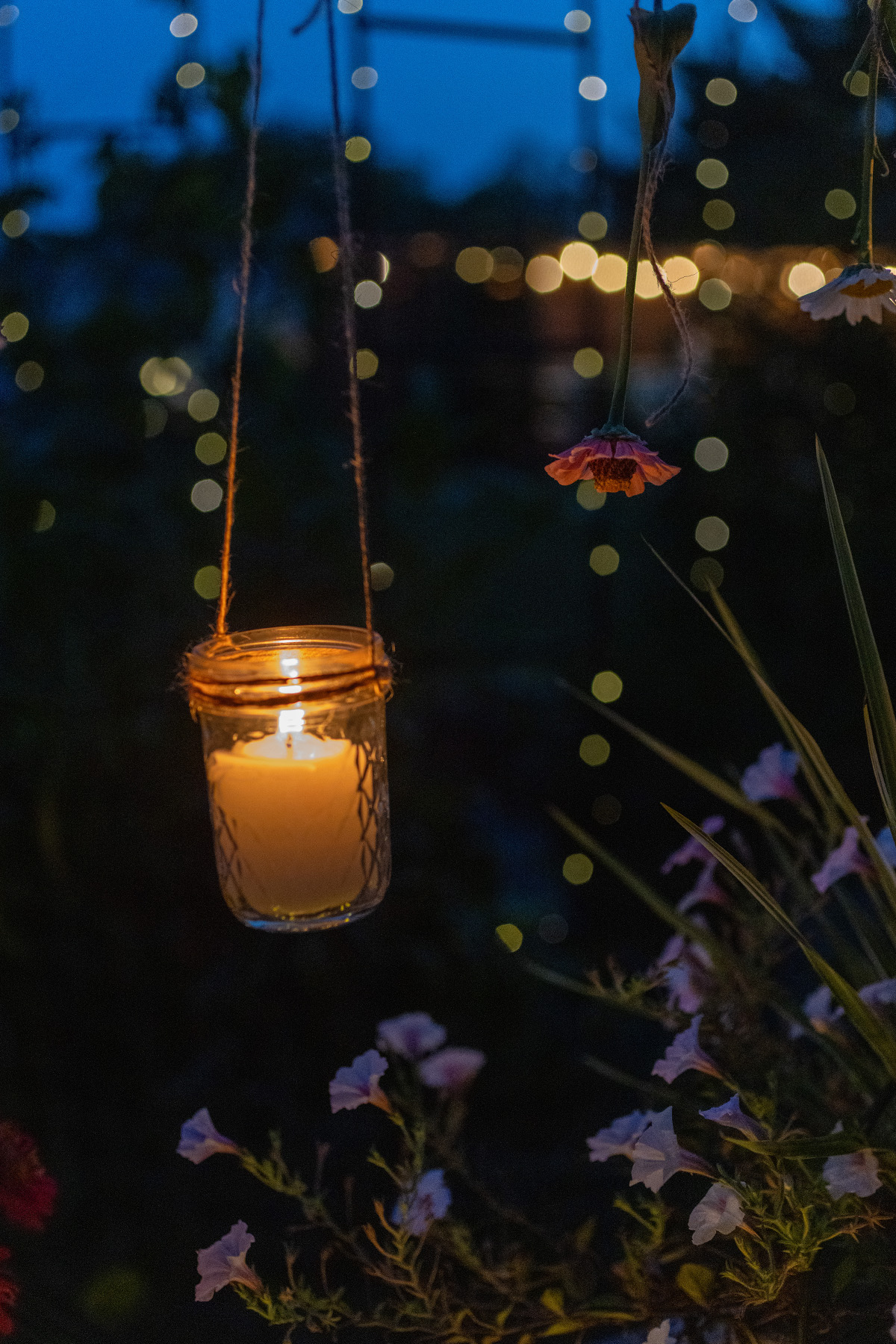 Nighttime Garden Candles