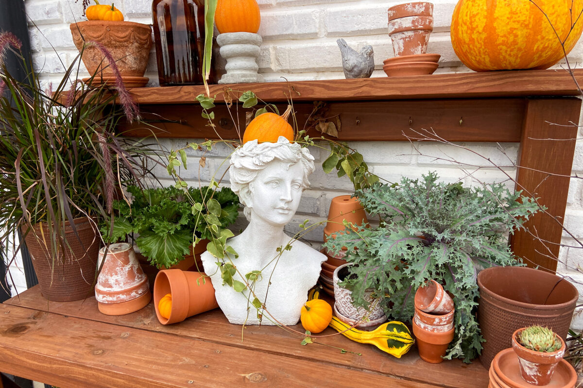 Autumn Potting Bench