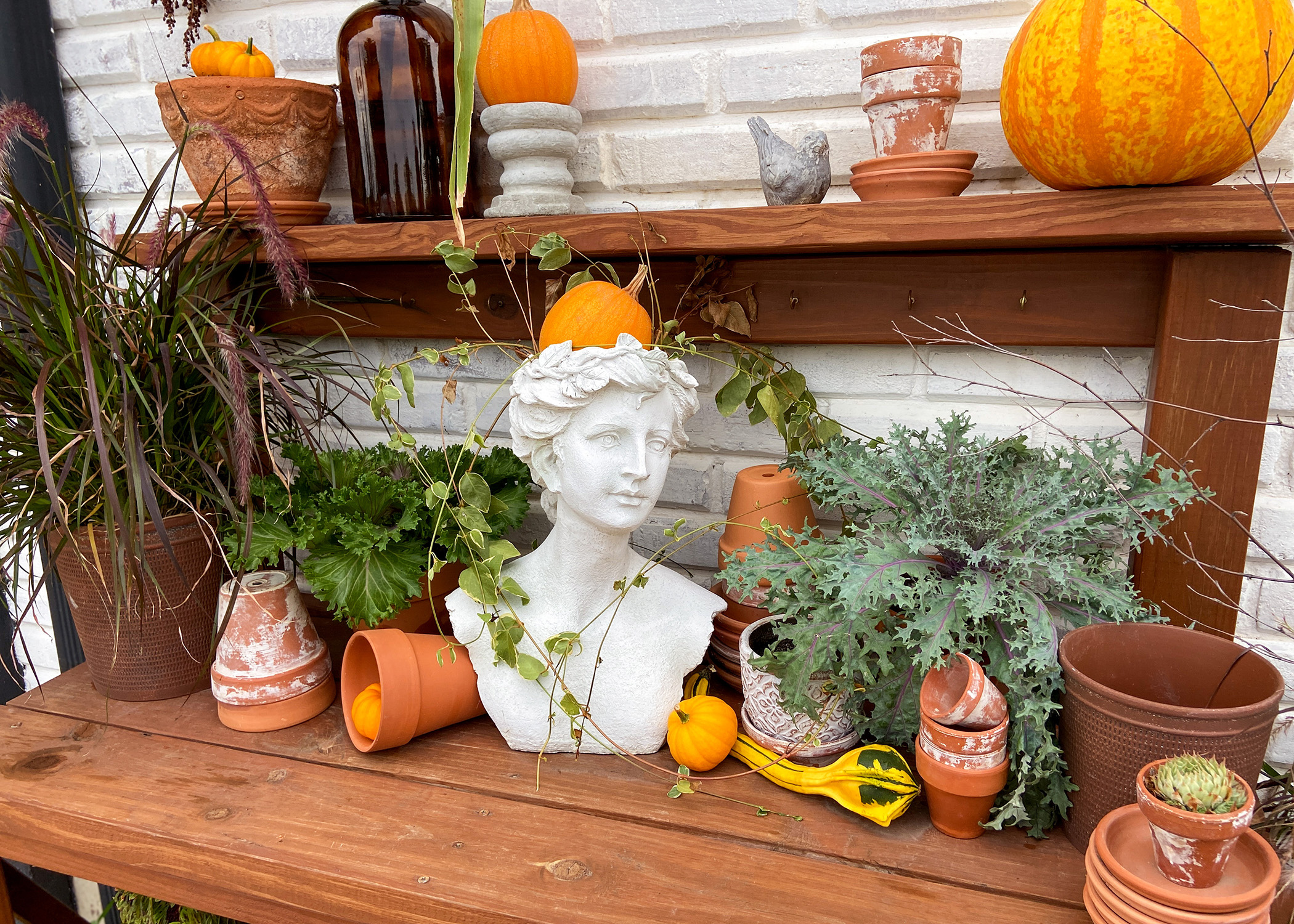 Autumn Potting Bench