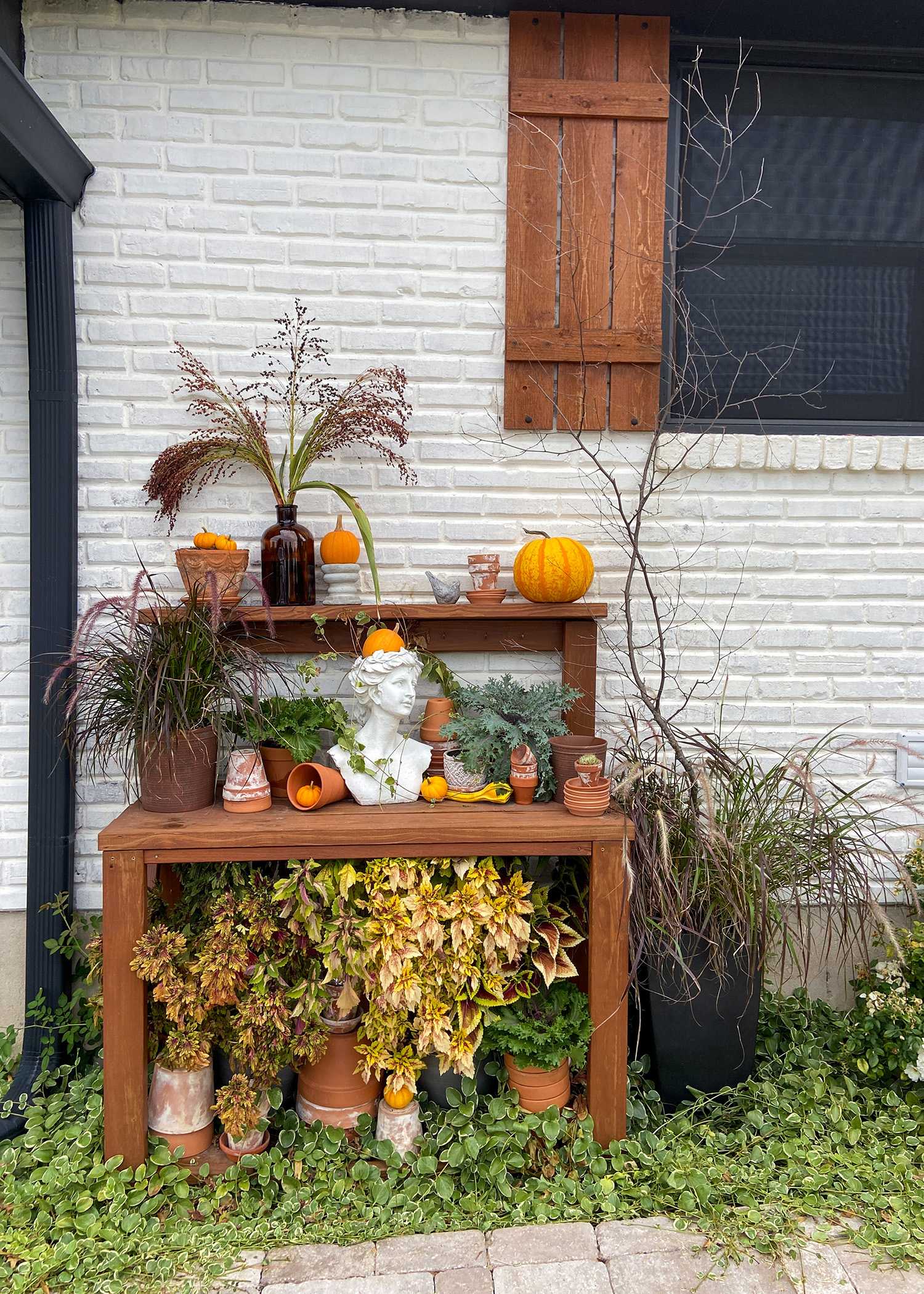 Fall Potting Bench 2024