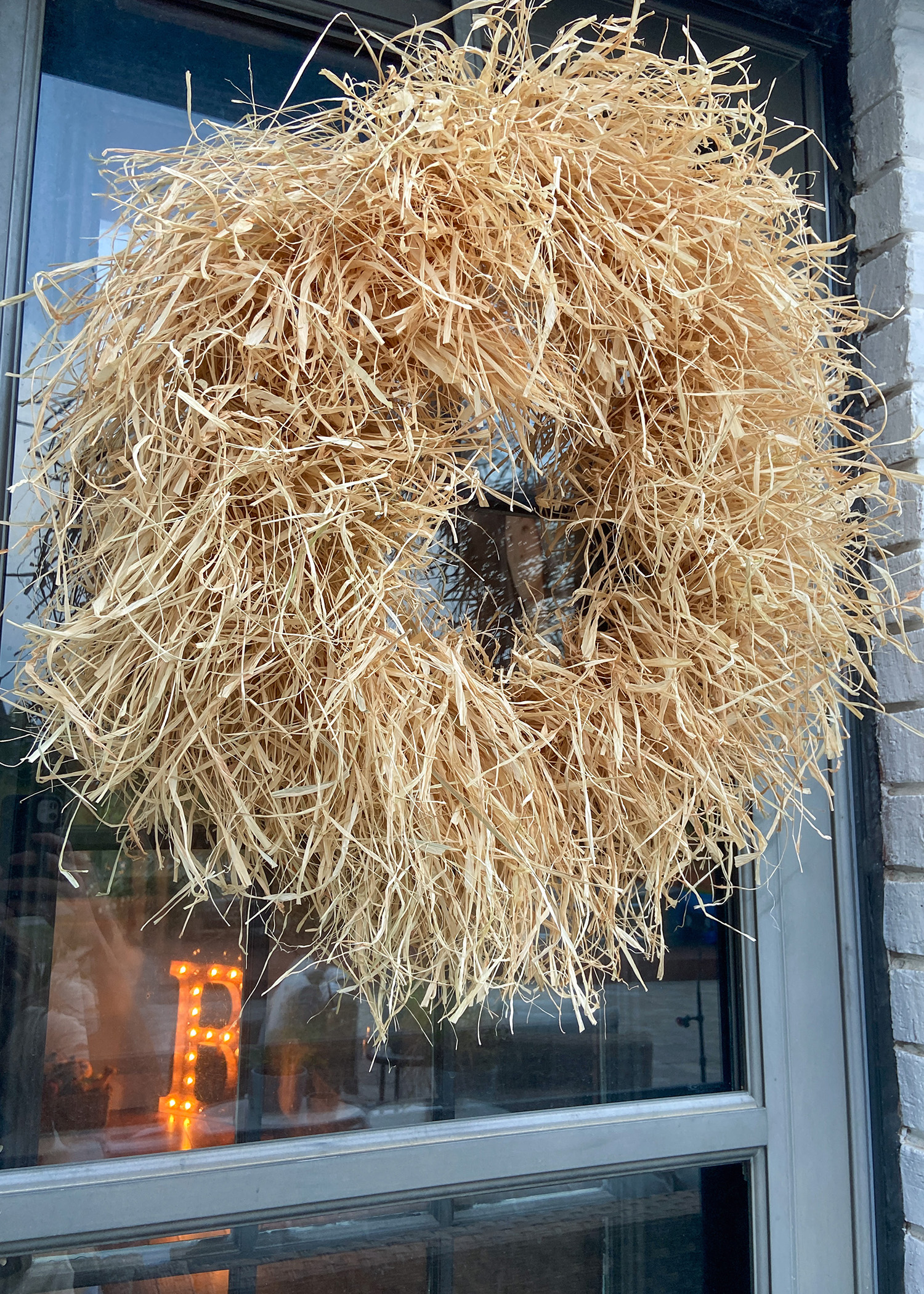 Fall Raffia Wreath