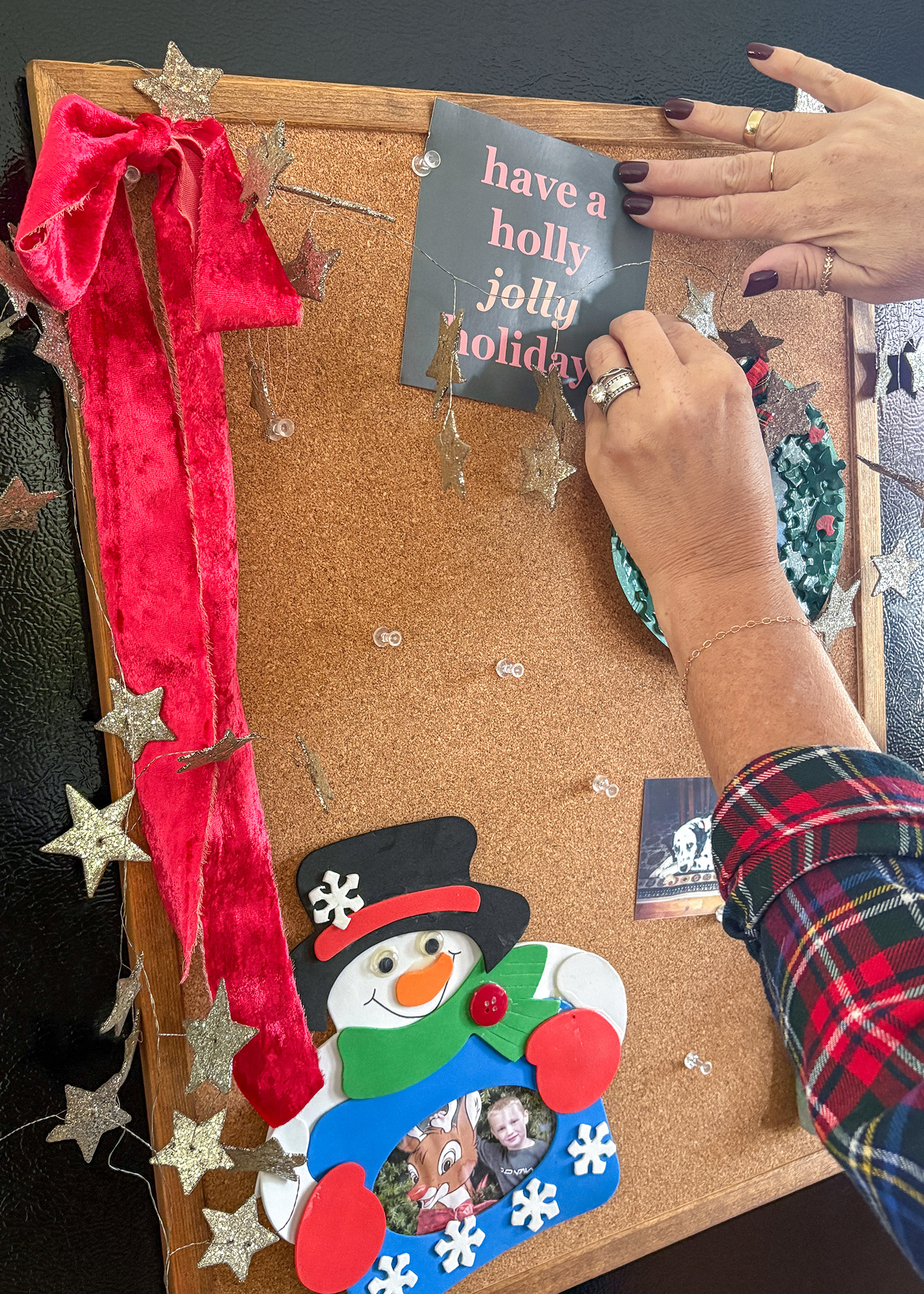 Kitchen Holiday Bulletin Board