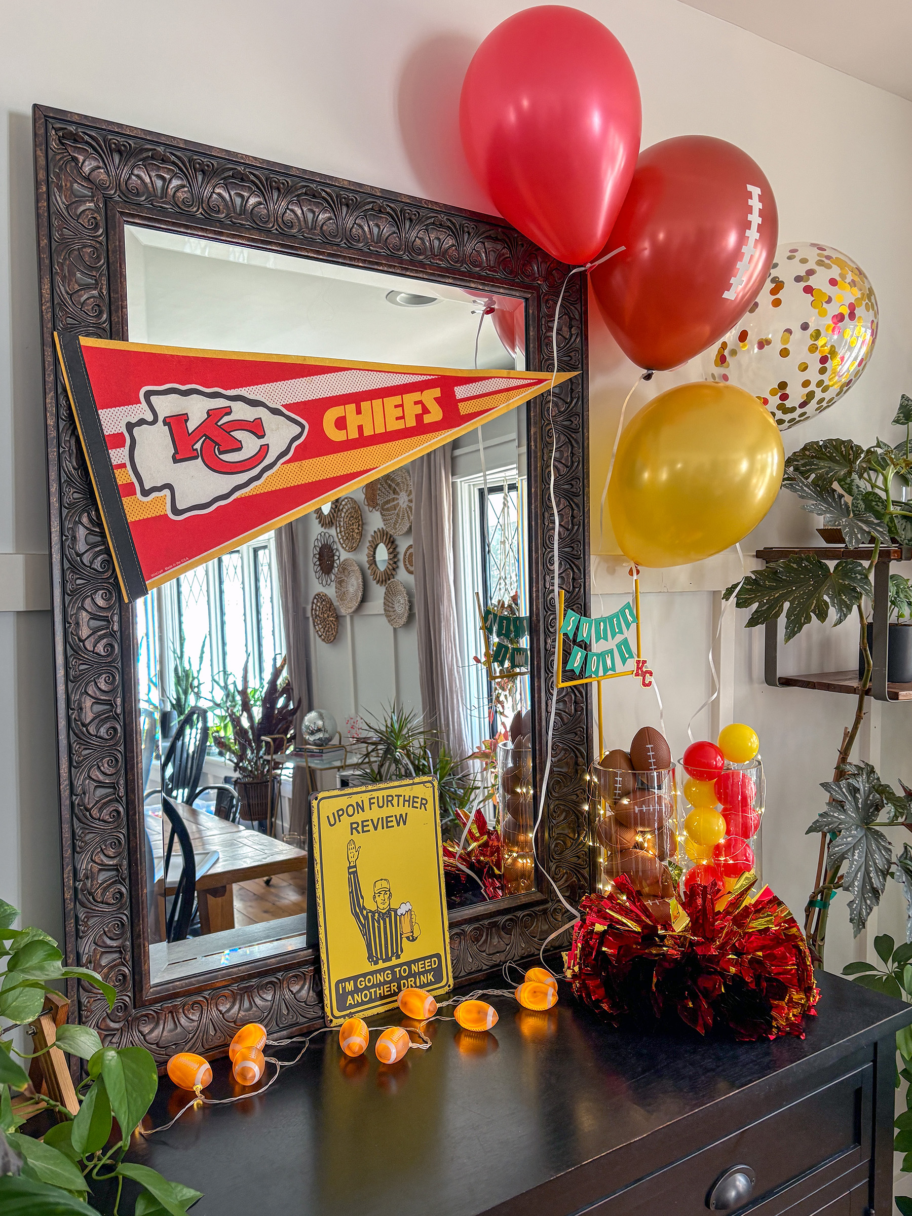 Chiefs Super Bowl Party Decorations